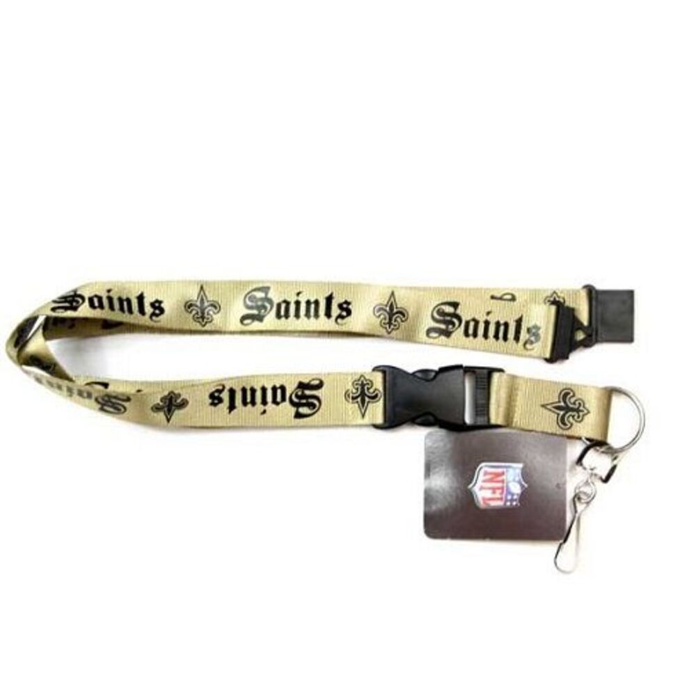 New Orleans Saints NFL Old English Lanyard
